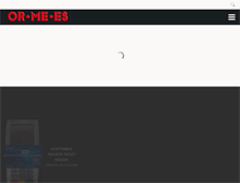 Tablet Screenshot of mueblesormes.com.ar